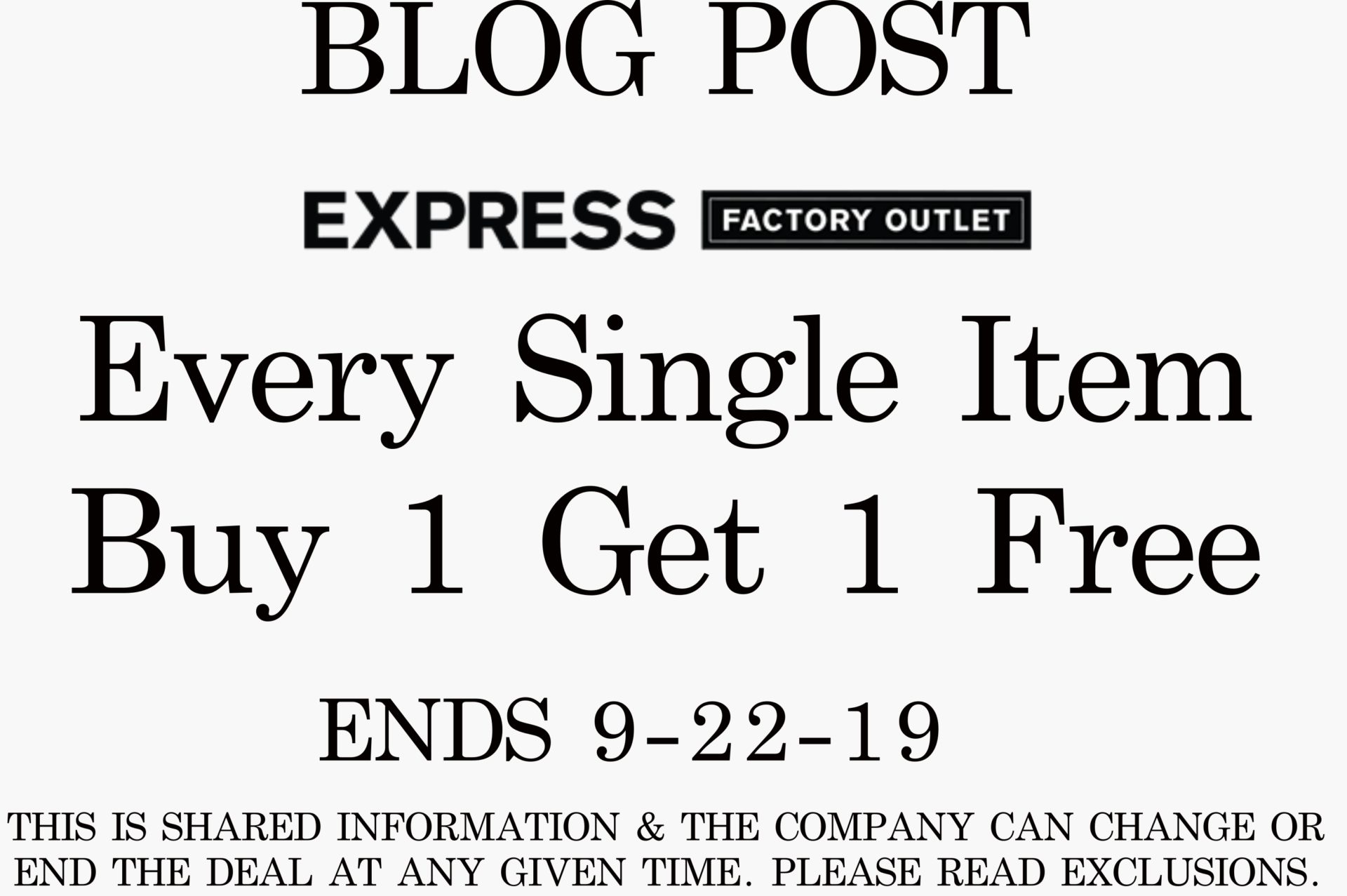 express factory outlet website